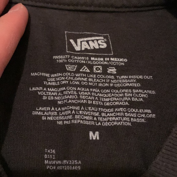 Vans ORIGINAL Classic Fit Brown Tee - Picture 3 of 3